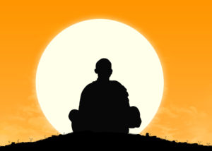 zen monk meditation