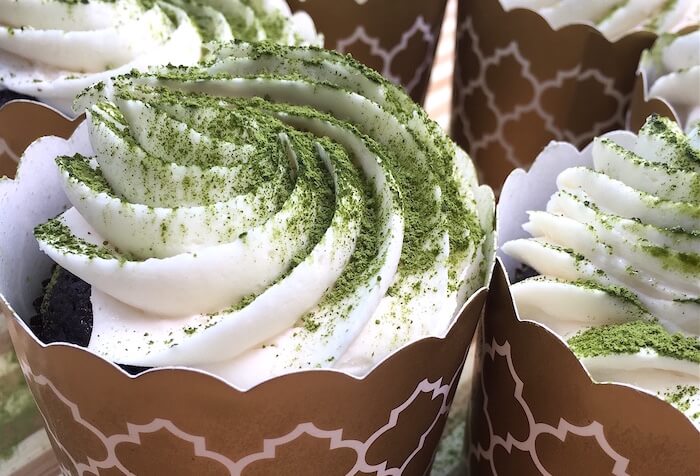 matcha green tea cupcakes