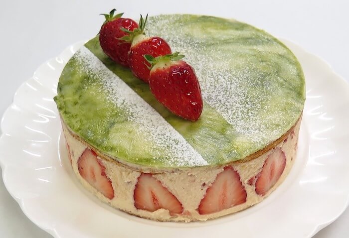 matcha green tea cake