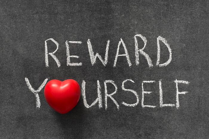 new year's resolutions - reward yourself