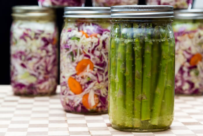 probiotics in fermented veggies