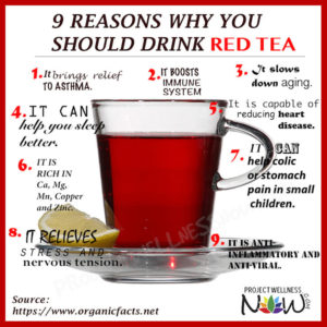 9 REASONS WHY YOU SHOULD DRINK RED TEA - Project Wellness Now