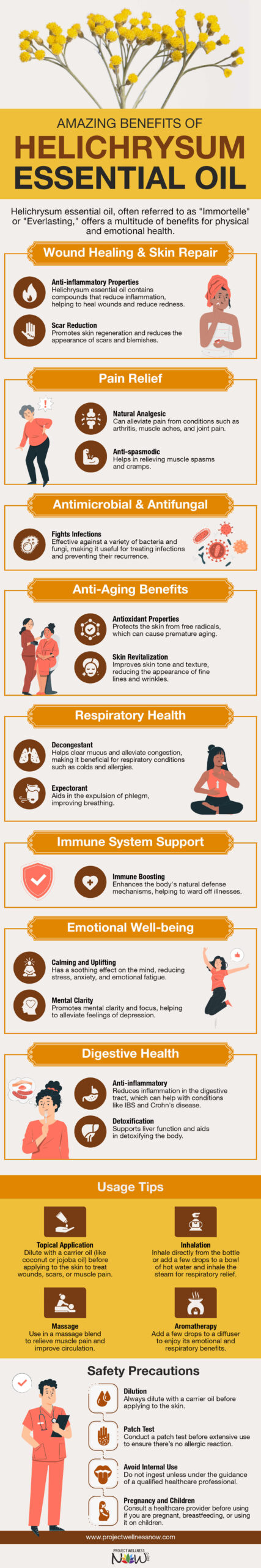 benefits of helichrysum essential oil